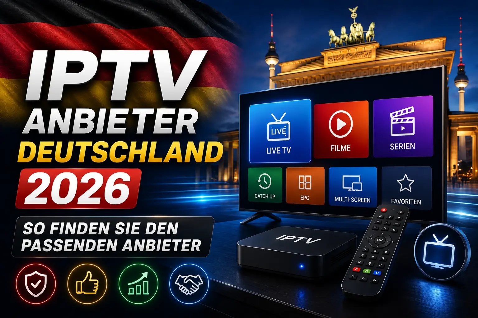 IPTV Anbieter Deutschland